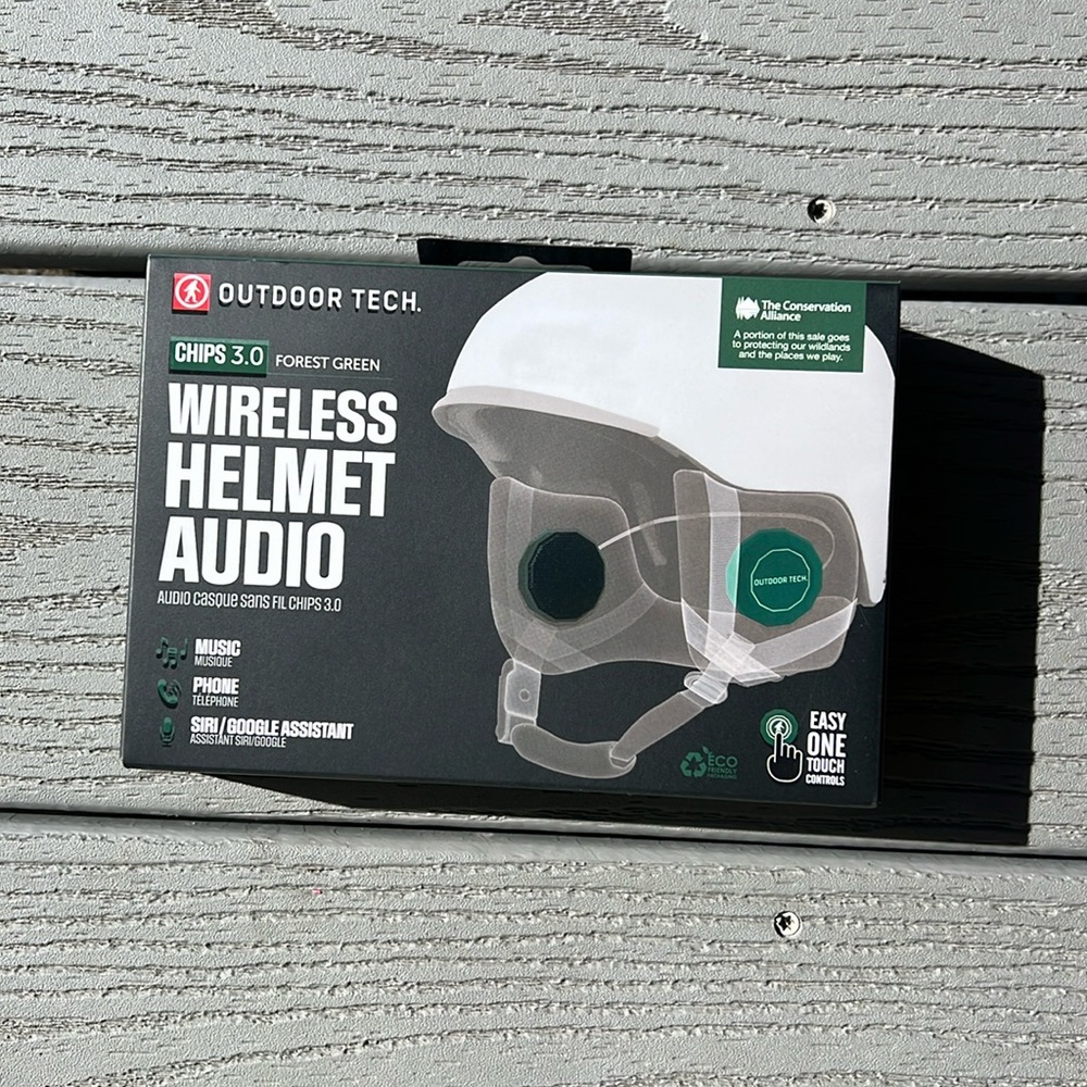 Outdoor tech helmet speakers